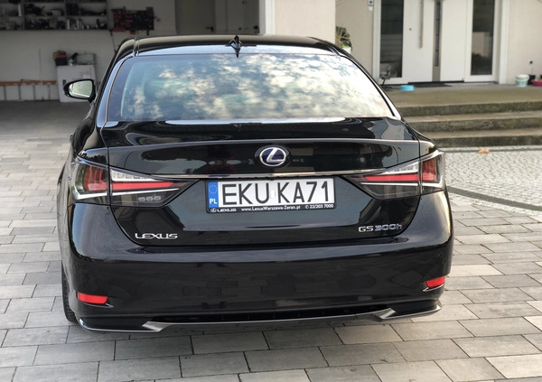 Lexus GS cena 120000 przebieg: 135000, rok produkcji 2017 z Mława małe 232